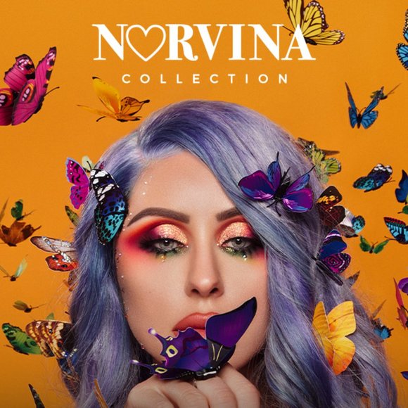 *NEW* ABH NORVINA Vol 3 Vegan Eyeshadow Palette! Rainbow Orange Green Blue - Picture 9 of 10